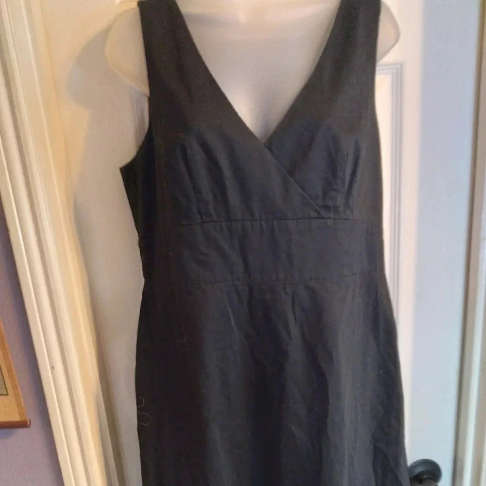 Spence Dress Black Sleeveless Sz 12 Babydoll Fairygoth